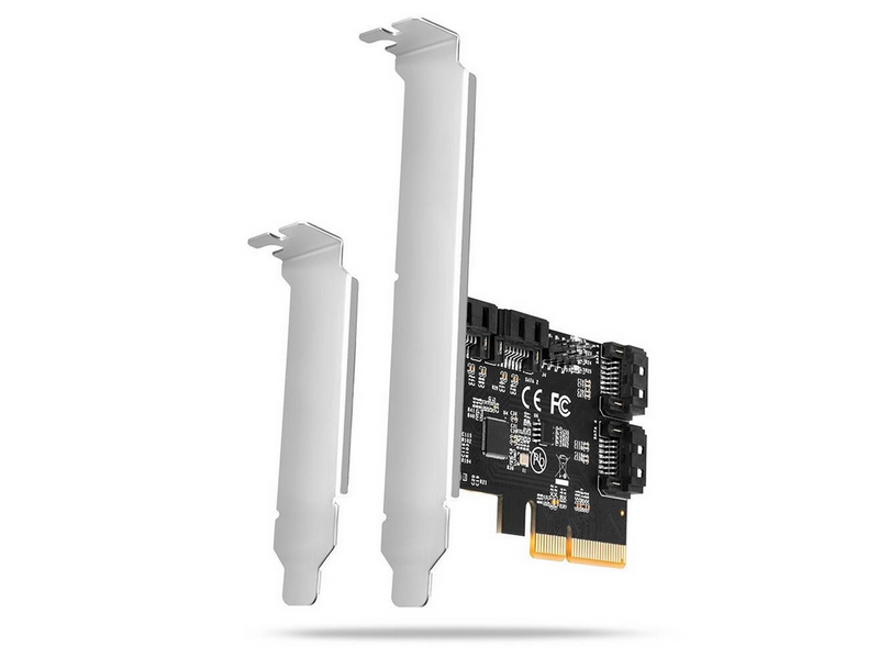 AXAGON 4 × Internal SATA 6G Port PCIe Controller