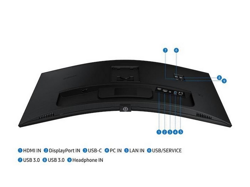 34" Samsung ViewFinity S6 S34C652UEU - 3440x1440 (UWQHD) - 100Hz - VA - 90W USB-C - KVM switch