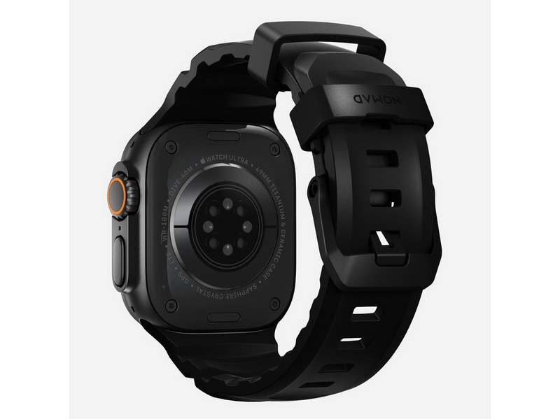 Nomad Rocky Point Band - 46mm/49mm | Carbon Black | Black Hardware