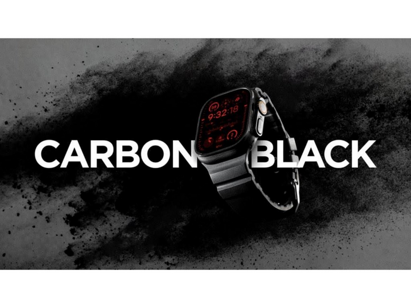Nomad Rocky Point Band - 46mm/49mm | Carbon Black | Black Hardware