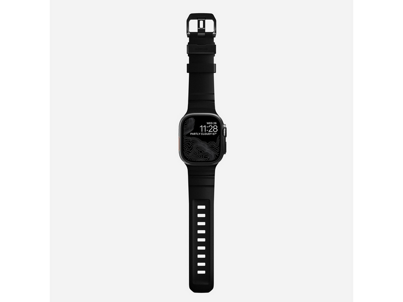 Nomad Rocky Point Band - 46mm/49mm | Carbon Black | Black Hardware
