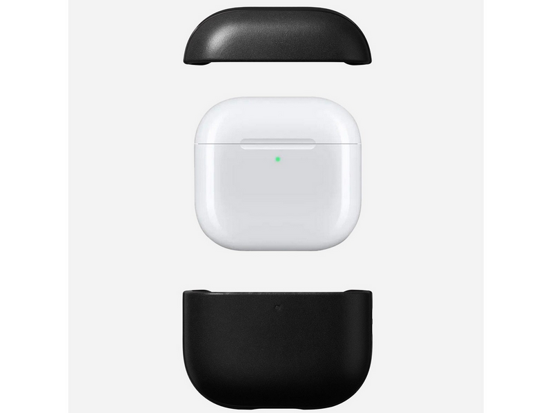 Nomad Modern Leather Case - Airpods 4 | Black | Leather