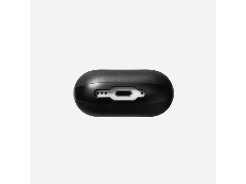 Nomad Modern Leather Case - Airpods 4 | Black | Leather