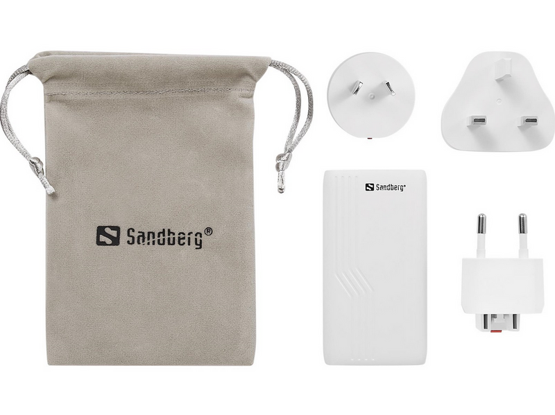 Sandberg 4in1 TravelCharger 2xUSB-C 65W