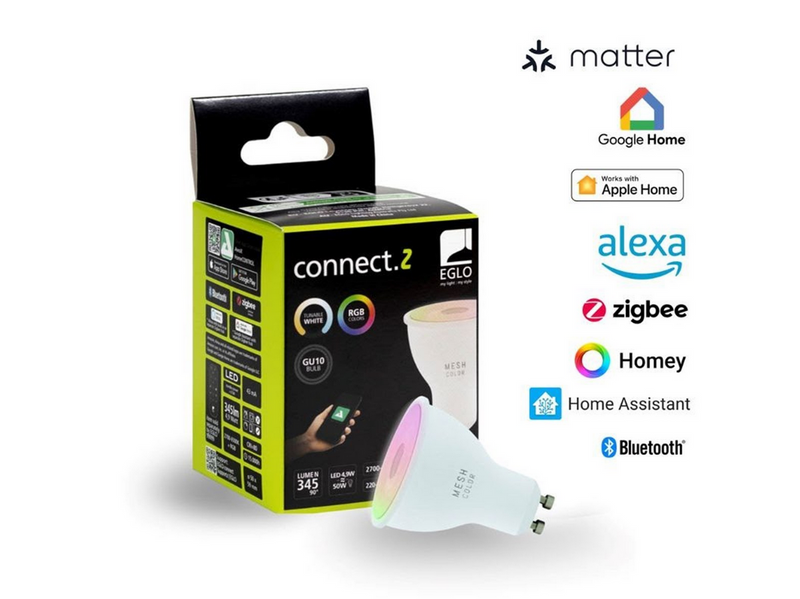 EGLO GU10 LED-Z MATTER RGB/CCT 4.9W 420lm opal