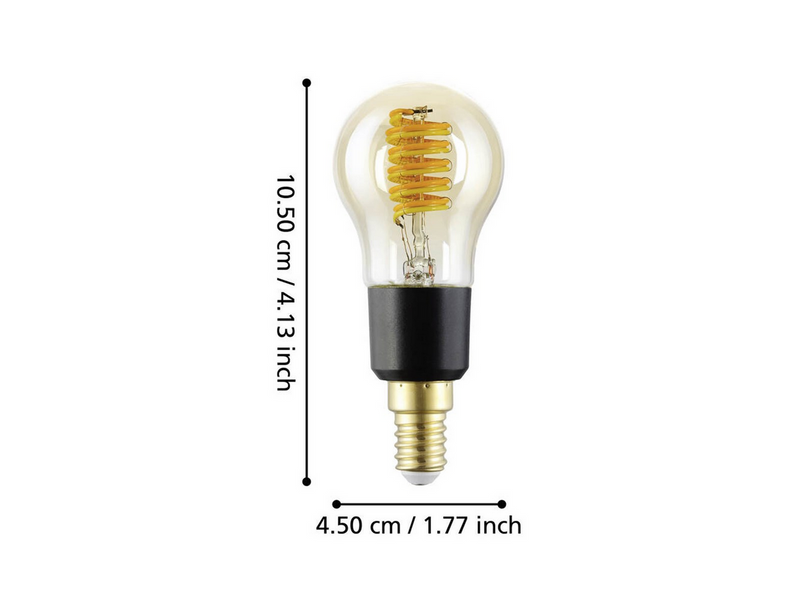EGLO E14 LED-Z MATTER P45 CCT 4.9W 470lm amber