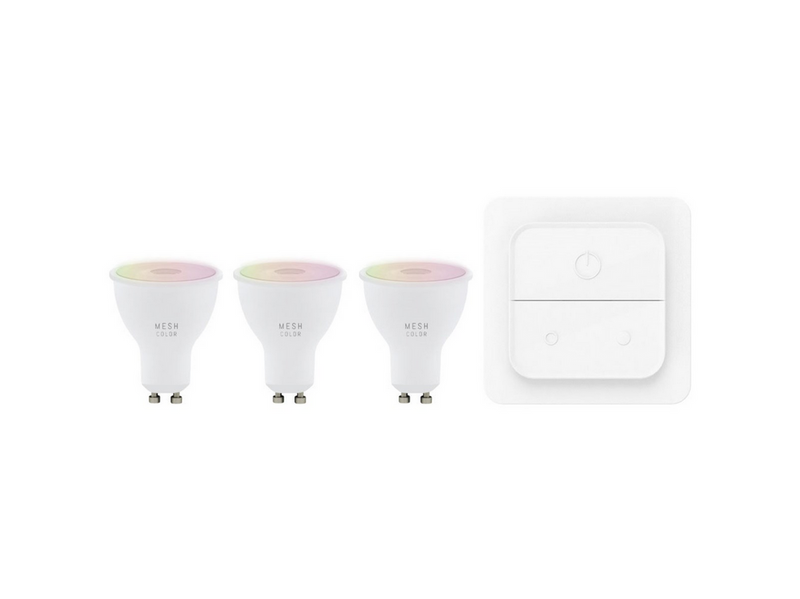 EGLO GU10 LED-Z MATTER RGB/CCT 4.9W 420lm opal 3-pack w/switch