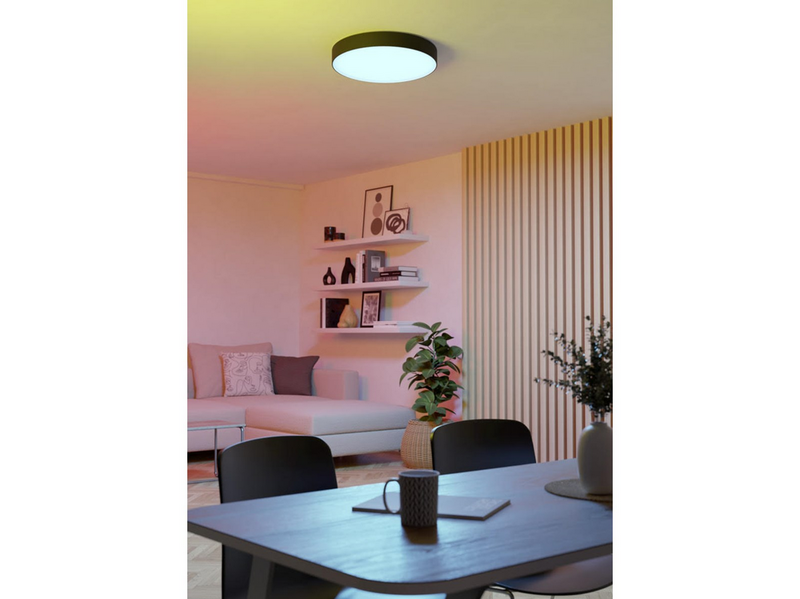 EGLO GALLIZZI-Z MATTER ceiling lamp Ø390 RGB/CCT 15W 1900lm black