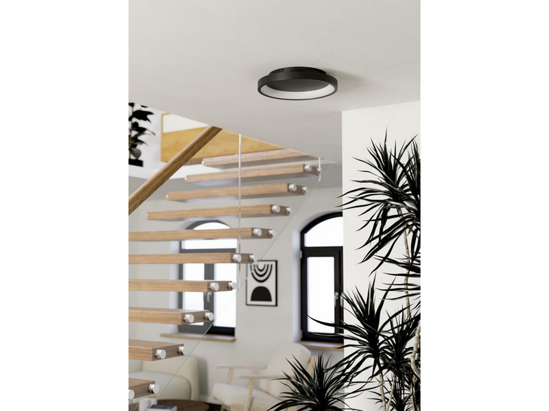 EGLO LORETELLO-Z MATTER ceiling lamp Ø350 RGB/CCT 19.6W 2430lm black
