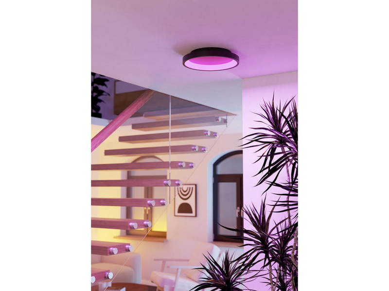 EGLO LORETELLO-Z MATTER ceiling lamp Ø350 RGB/CCT 19.6W 2430lm black