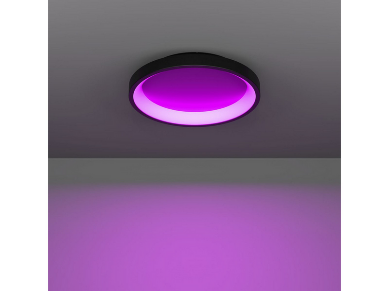 EGLO LORETELLO-Z MATTER ceiling lamp Ø350 RGB/CCT 19.6W 2430lm black