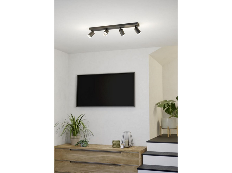 EGLO MELITELLO-Z MATTER spot rail L680 RGB/CCT 4X550lm black