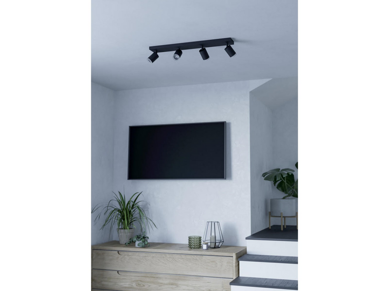 EGLO MELITELLO-Z MATTER spot rail L680 RGB/CCT 4X550lm black