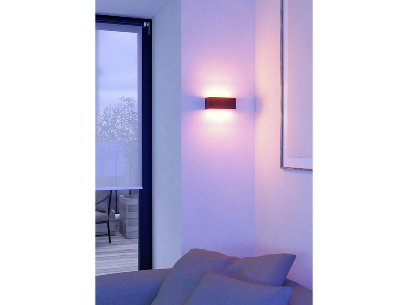 EGLO SANIA-Z MATTER outdoor wall lamp L200 RGB/CCT 1250lm IP55 black