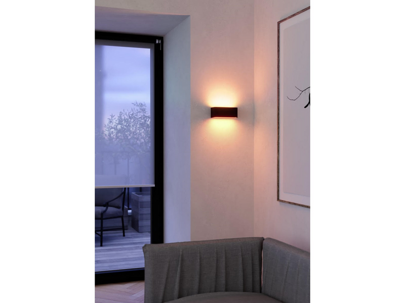 EGLO SANIA-Z MATTER outdoor wall lamp L200 RGB/CCT 1250lm IP55 black