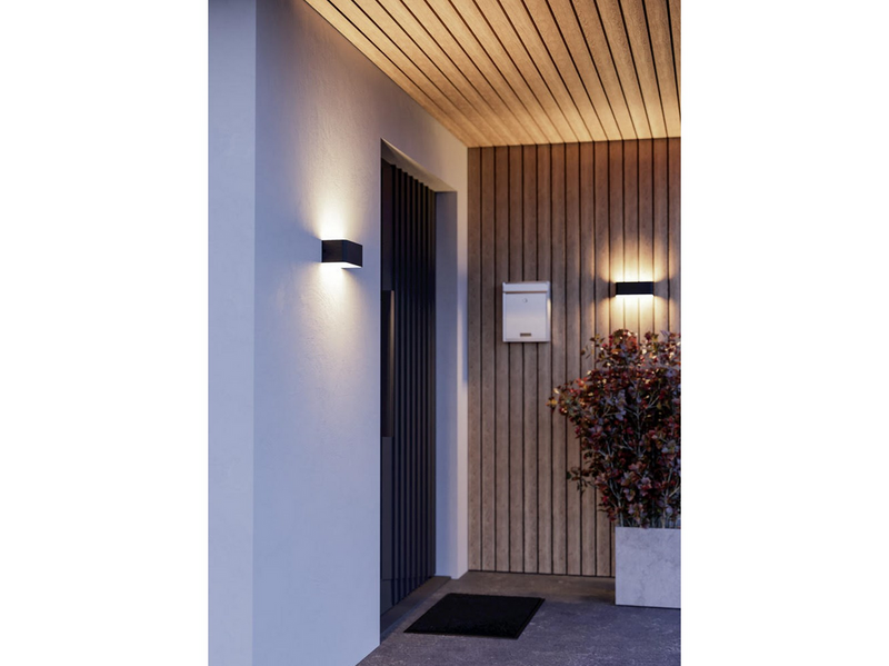 EGLO SANIA-Z MATTER outdoor wall lamp L200 RGB/CCT 1250lm IP55 black