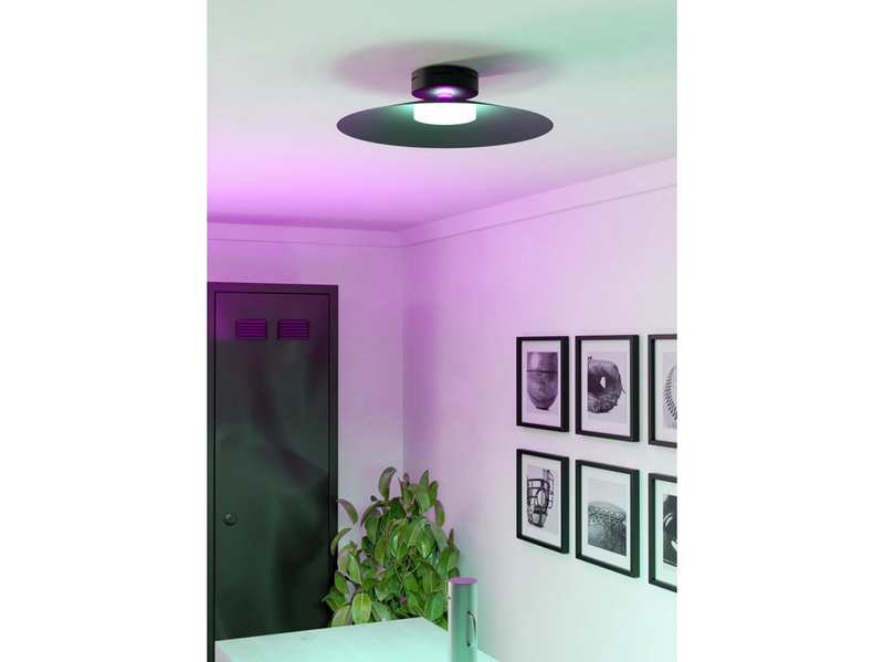 EGLO CONOMAVILLA-Z MATTER ceiling lamp Ø450 RGB/CCT 15.5W 2000lm black