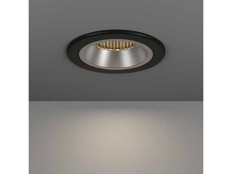 EGLO YEBRA-Z MATTER recessed spot Ø87 RGB/CCT 490lm black/silver