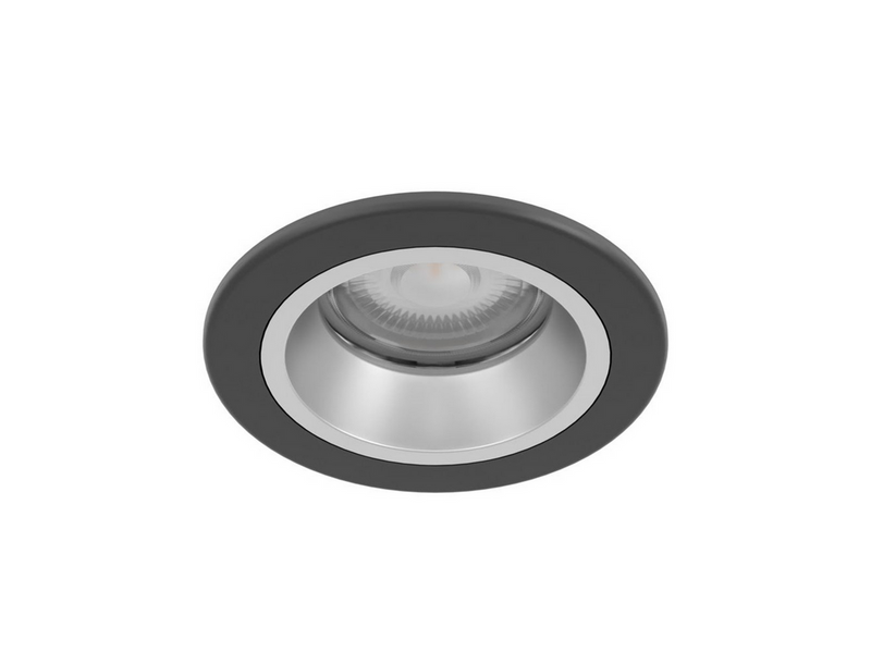 EGLO YEBRA-Z MATTER recessed spot Ø87 RGB/CCT 490lm black/silver