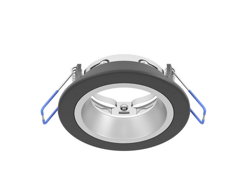 EGLO YEBRA-Z MATTER recessed spot Ø87 RGB/CCT 490lm black/silver