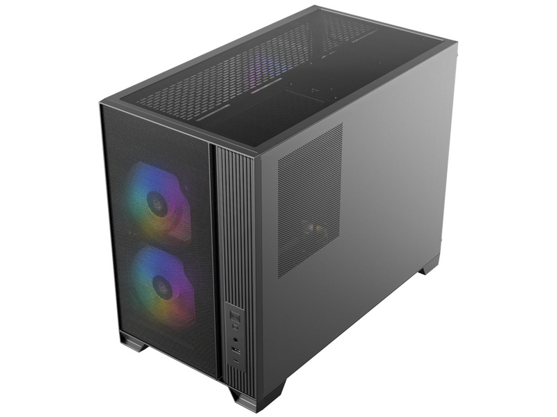 Antec FLUX M - Gehäuse - Minitower - Schwarz