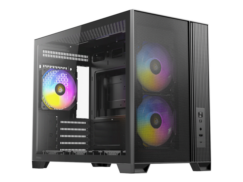 Antec FLUX M - Gehäuse - Minitower - Schwarz