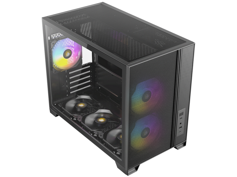 Antec FLUX M - Gehäuse - Minitower - Schwarz