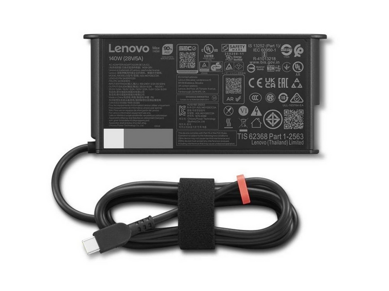 Lenovo ThinkPad Mobile Workstation 140W USB-C GaN Slim AC Adapter EU