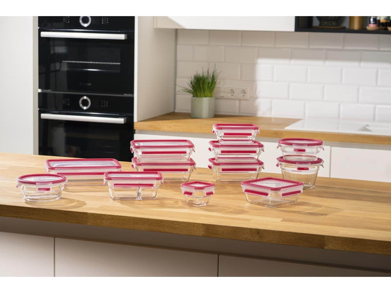 Tefal MasterSeal Glass Rectangular 800ml w/ divider