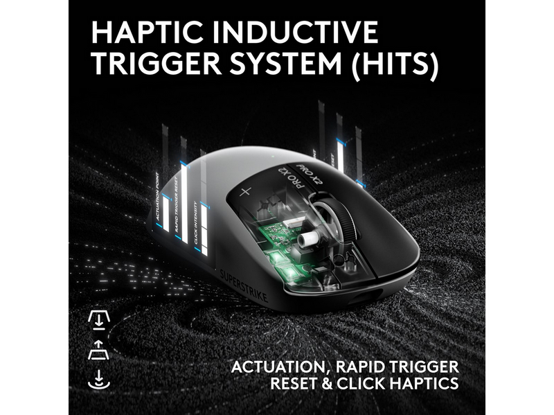 Logitech G PRO X2 SUPERSTRIKE - Gaming Maus (Weiß)