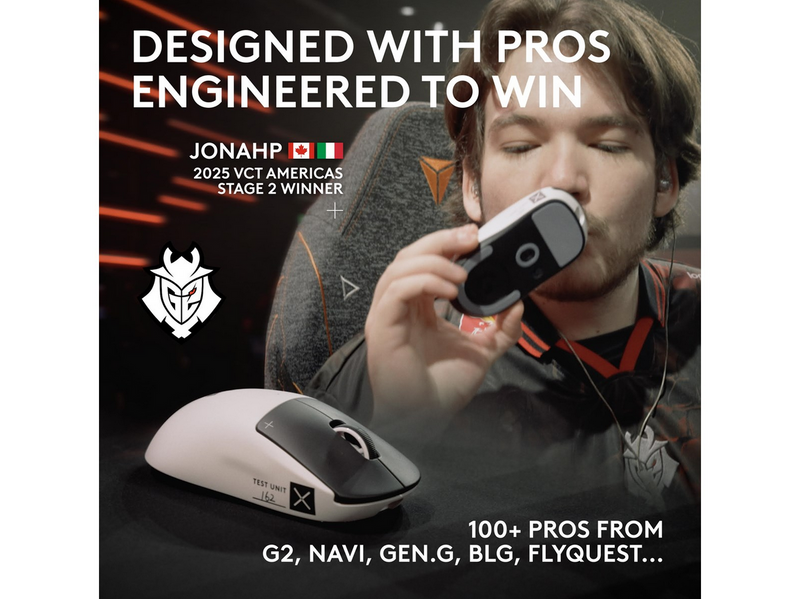 Logitech G PRO X2 SUPERSTRIKE - Gaming Maus (Weiß)