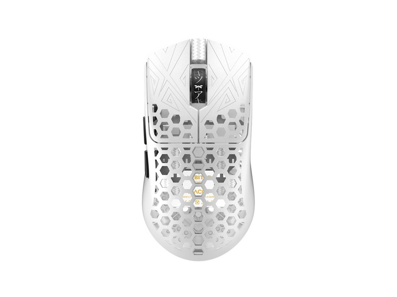 Arbiter AKITSU Medium - Ultralight 40g Carbon-fiber - Gaming Maus (Weiß)