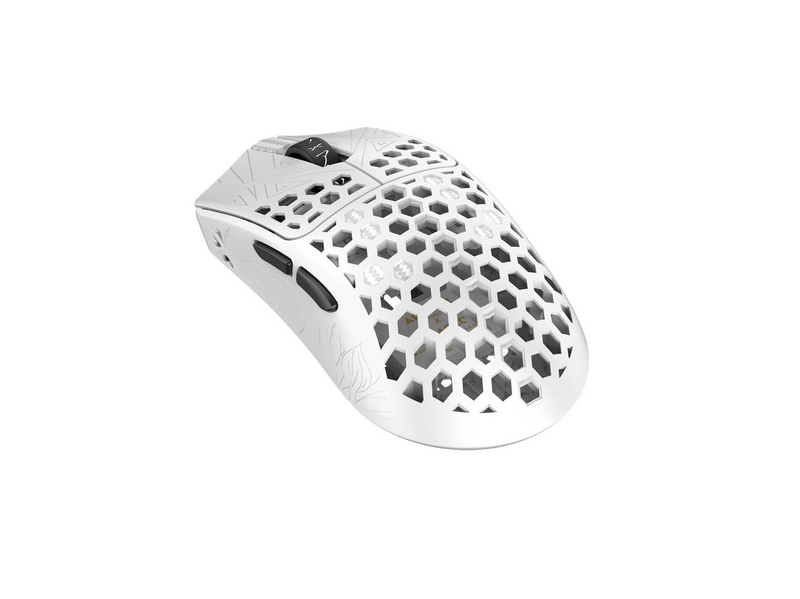 Arbiter AKITSU Medium - Ultralight 40g Carbon-fiber - Gaming Maus (Weiß)