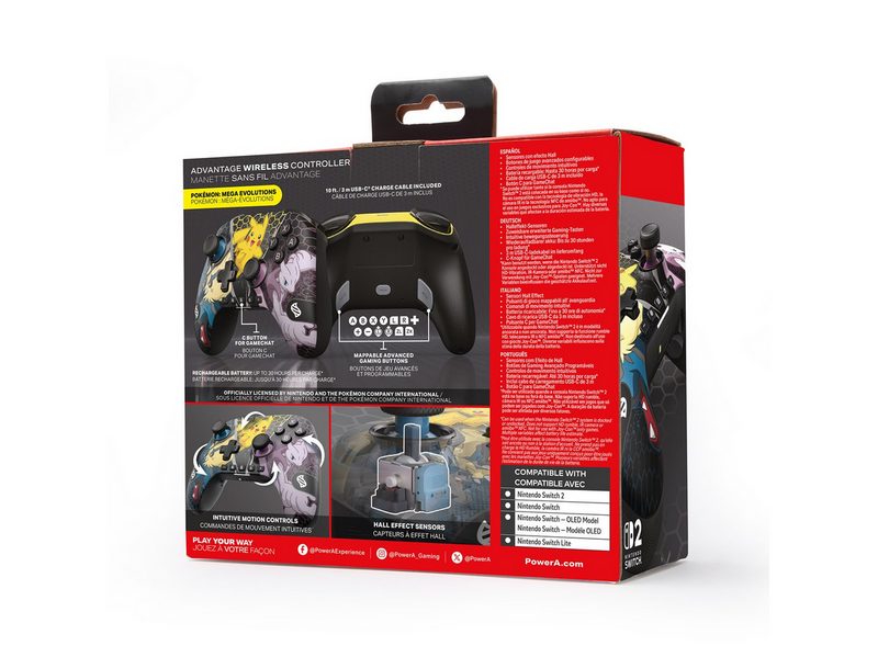 PowerA Kabelloser Advantage-Controller für Nintendo Switch 2 - Pokémon: Mega-Entwicklungen