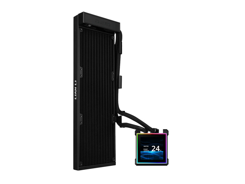Lian Li Hydroshift II LCD-S 360N fanless - CPU-Wasserkühlung - Max 28 dBA