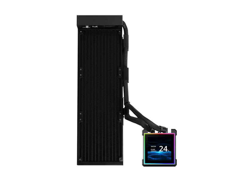 Lian Li Hydroshift II LCD-S 360N fanless - CPU-Wasserkühlung - Max 28 dBA