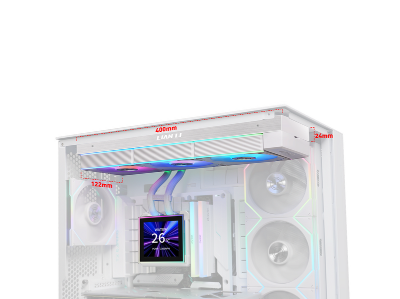 Lian Li Hydroshift II LCD-S 360CL Wireless - CPU-Wasserkühlung - Max 31 dBA