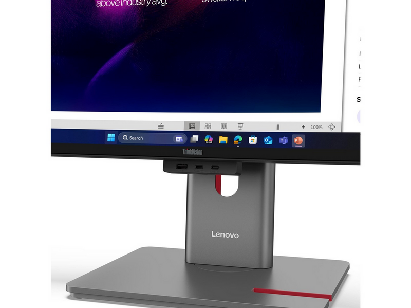 40" Lenovo ThinkVision P40WD-40 - 5120x2160 (5K2K) - 120Hz - IPS - 140W USB-C - KVM switch