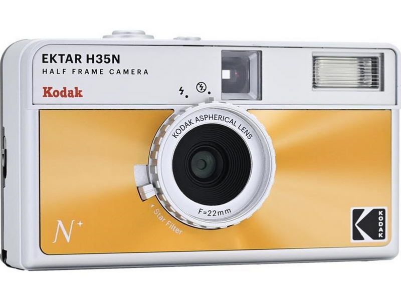 KODAK EKTAR H35N Camera Glazed Orange