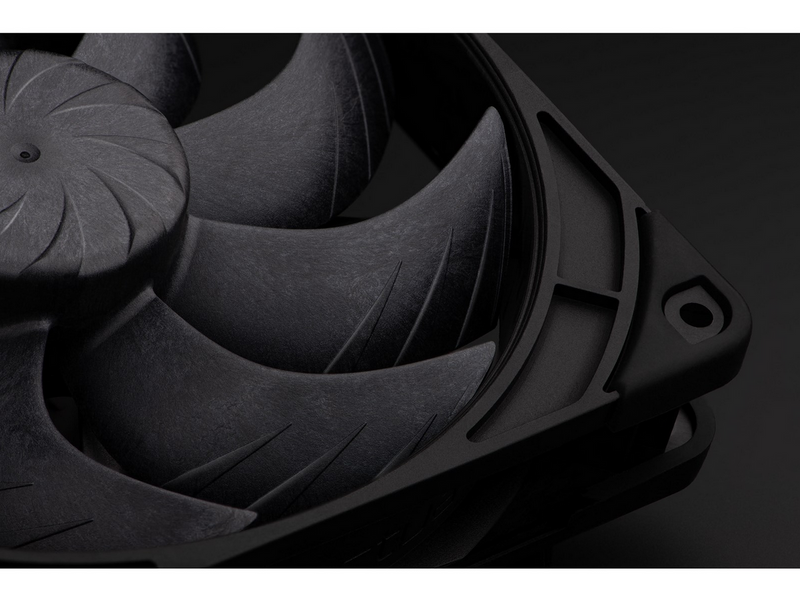 Noctua NF-A14x25 G2 PWM Sx2-PP chromax.black - Gehäuselüfter - 140mm - Schwarz