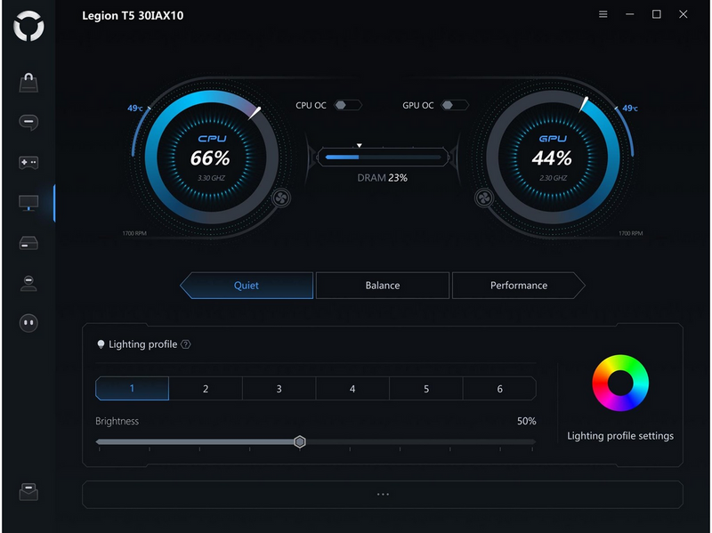 Lenovo Legion T5 - RTX 5070 | Ryzen 7 | 64GB | 2TB