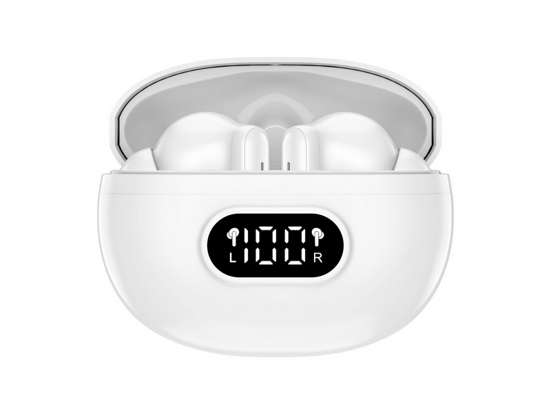DENVER True wireless earbuds with charging case & handsfree function with ENC (4 mics) - TWE-357