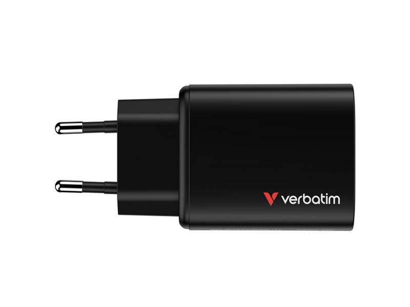Verbatim Essentials GaN Charger 65W EU plug Black