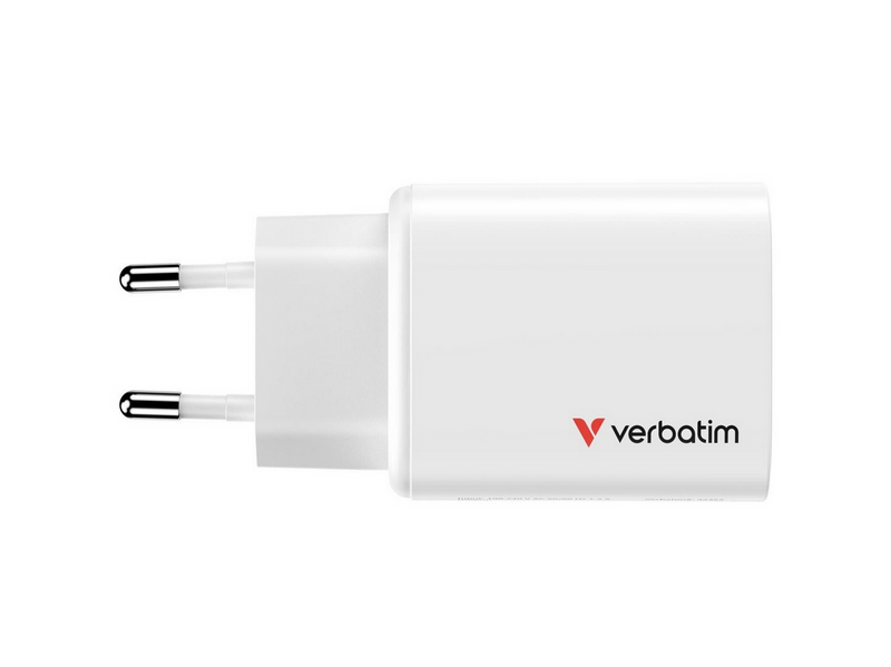Verbatim Essentials GaN Charger 65W EU plug White