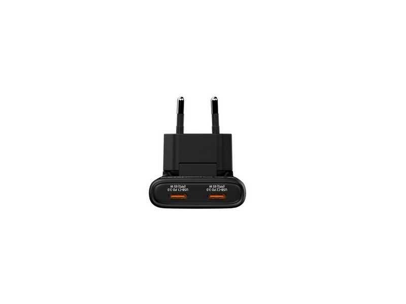 Verbatim Fold 'n' Go GaN Charger 65W EU plug Black