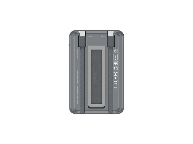 Verbatim Charge 'n' Go 2C Power Bank Magnetic Wireless 5000