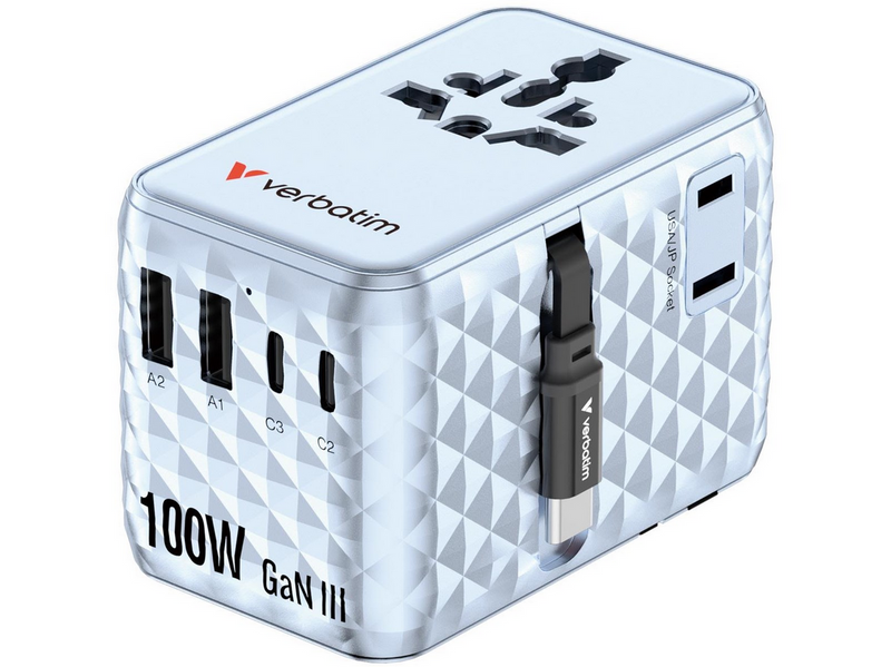 Verbatim - Charge 'n' Travel 100W Universal Travel