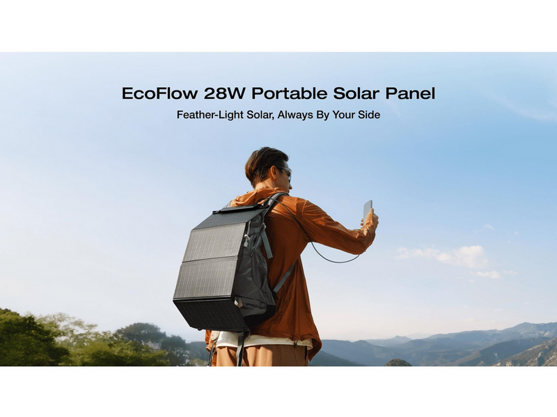 EcoFlow 28W Portable Solar Panel