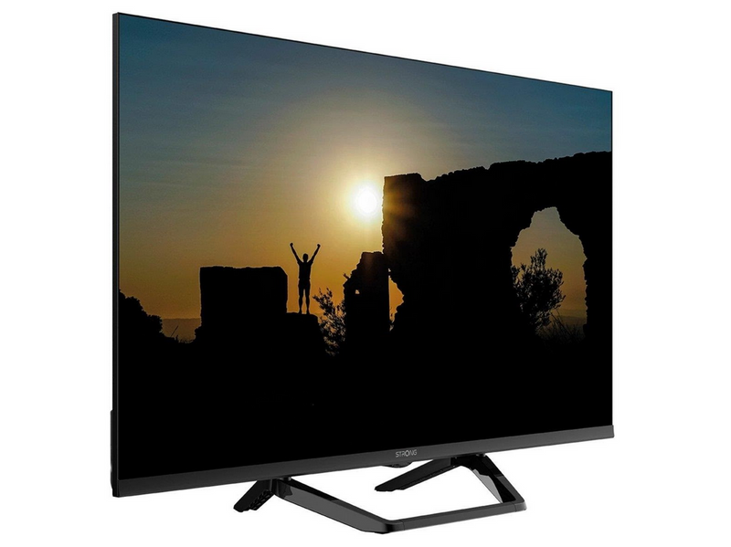 Strong 32" Flachbild TV LED 720p High Dynamic Range 10 (HDR10) HD 12V GOOGLE TV Central Stand | HDR 10