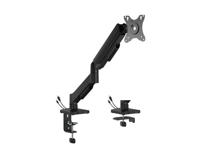 Gembird Adjustable desk display mounting arm with USB ports 1-display 17"-32"